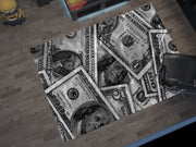 Dollars-Inspired Money Rug – Luxury Statement for Your Space, Designer Carpet