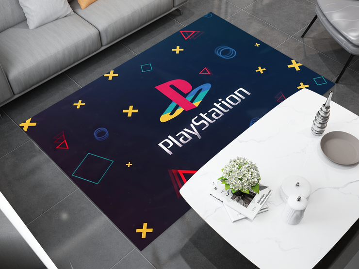 Playstation Rug, Gamer Decoration Carpet