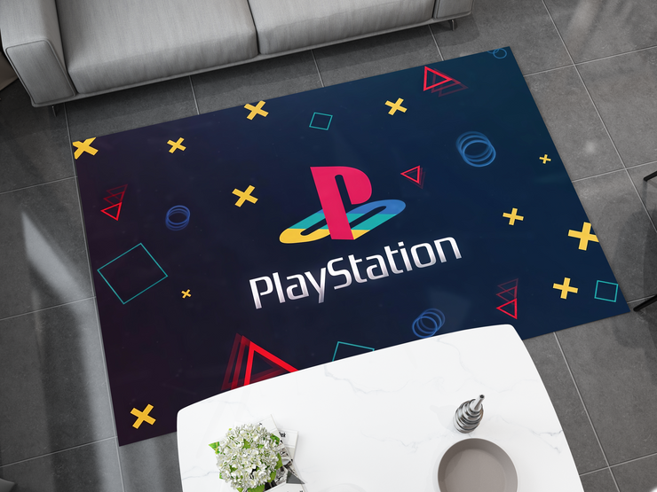 Playstation Rug, Gamer Decoration Carpet