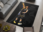 NBA Basketball Curry Rug – Iconic Basketball Design for Your Space, GYM Carpet