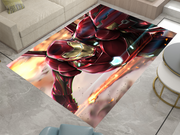 Iron Man Rug, Movie-Inspired Carpet, Marvel Iron Man Rug, Geek Gift