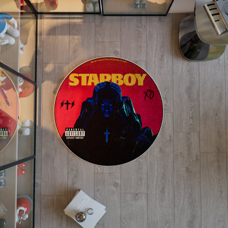 The Weeknd Starboy Rug, CD Rug, Album Cover Carpet