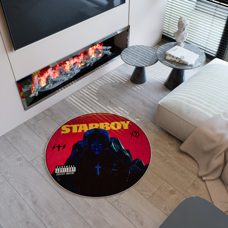 The Weeknd Starboy Rug, CD Rug, Album Cover Carpet